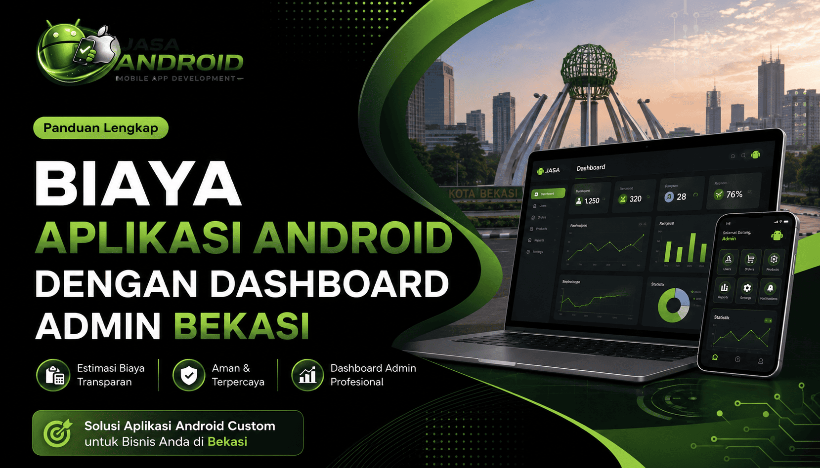 Biaya Aplikasi Android dengan Dashboard Admin Bekasi: Panduan Lengkap Harga, Fitur, dan Faktor Penentunya